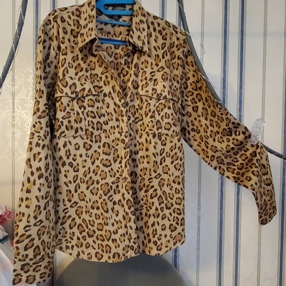 Ralph Lauren Tops - Ralph Lauren Leopard Print Button Up